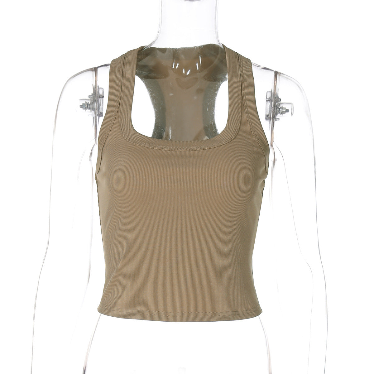 Damen Sportliches Crop-Top R&B