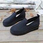 Damen Komfortable Slip-On Schuhe mit flexiblem Obermaterial und weicher Sohle R&B
