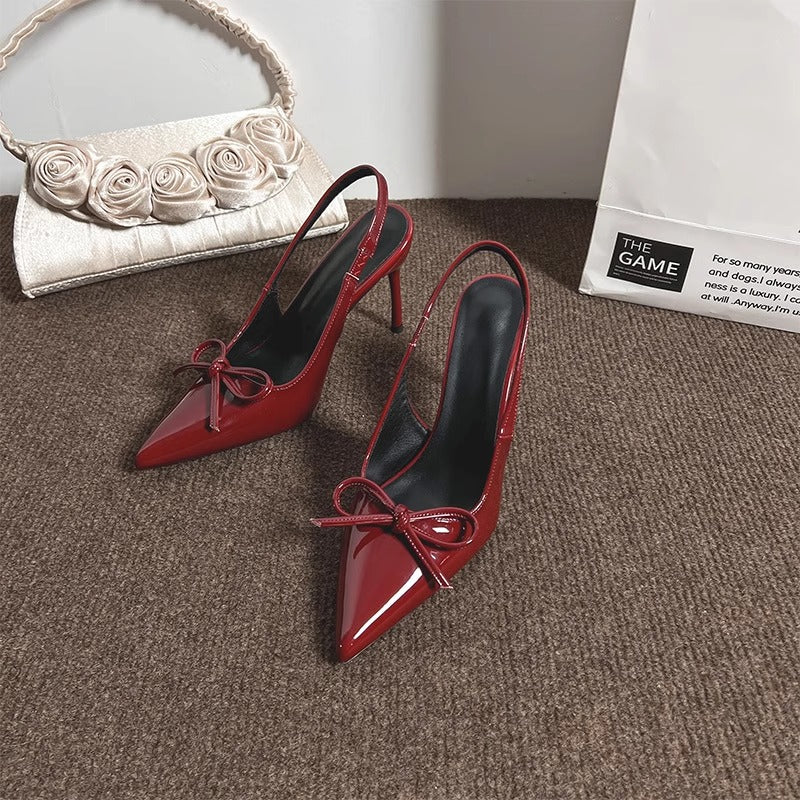 Damen Sling-Pumps mit eleganter Schleife R&B