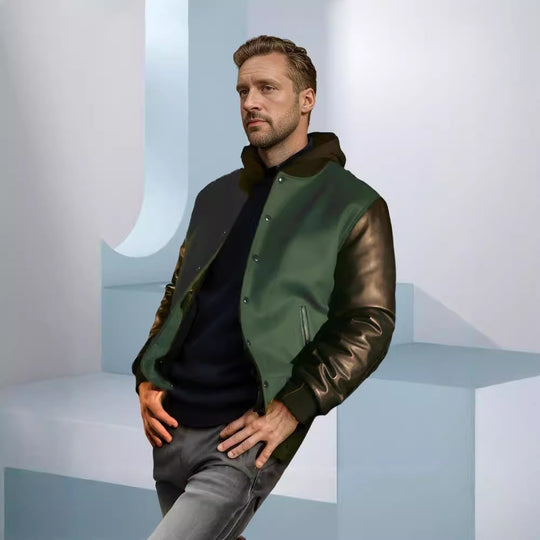 Herren Sportliche Bomberjacke R&B