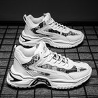Damen moderne Sneakers mit auffälligem Print und dämpfender Laufsohle