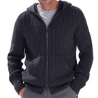 Herren Strickjacke mit strukturierter Oberfläche und praktischen Taschen R&B