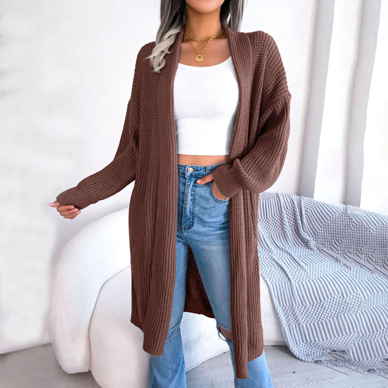 R&B | Einfarbige Strickjacke für Elegante Outfits