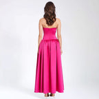 Damen Ballkleid mit schulterfreiem Design und voluminösem Rock R&B