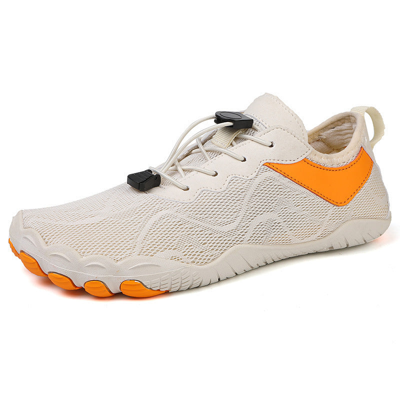 Damen Atmungsaktive Badeschuhe mit rutschfester Sohle und elastischem Schnürsystem R&B