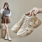 Damen Chunky Sneakers mit atmungsaktivem Obermaterial und dämpfender Sohle R&B