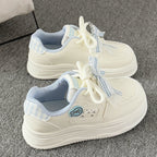 Damen Sportliche Sneakers mit verspieltem Katzenmotiv und bequemer Dämpfung