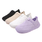 Damen Elastische Slip-On Sneakers mit innovativem Schnellschnürsystem