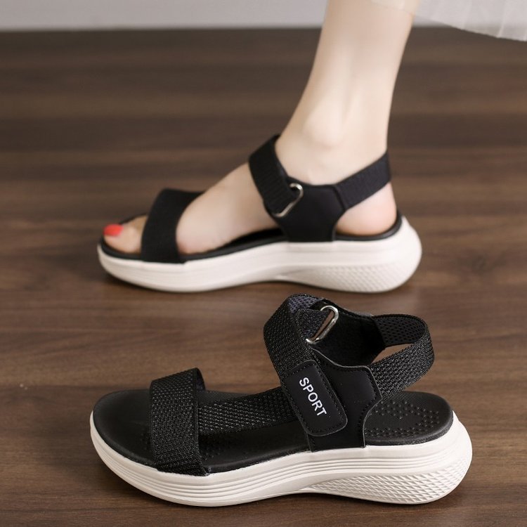 Damen Sportliche Riemensandalen mit gepolstertem Fußbett R&B