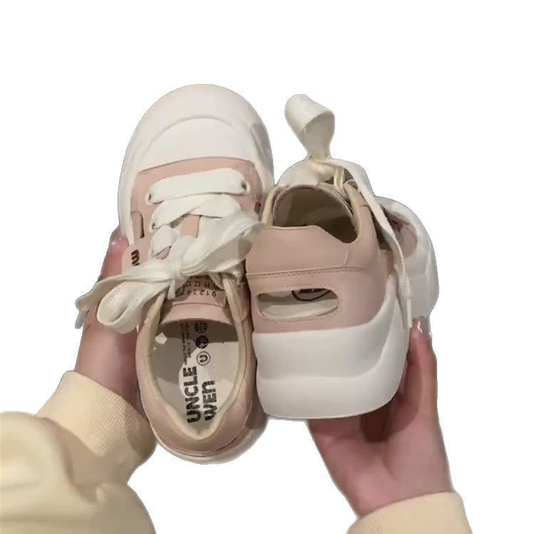 Damen Sneaker mit modischem Plateau und atmungsaktiver Konstruktion