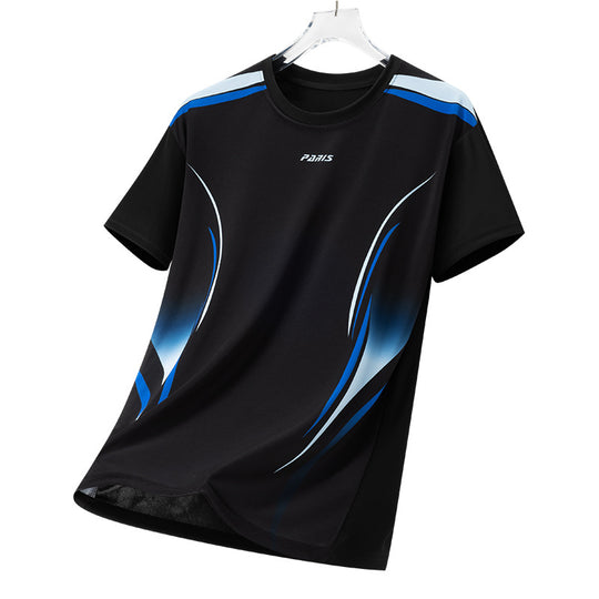 Herren nan atmungsaktives Funktionsshirt mit ergonomischem Schnitt und dynamischem Print R&B