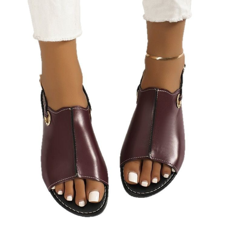 Damen offene Zehenschuhe mit modischem Design R&B