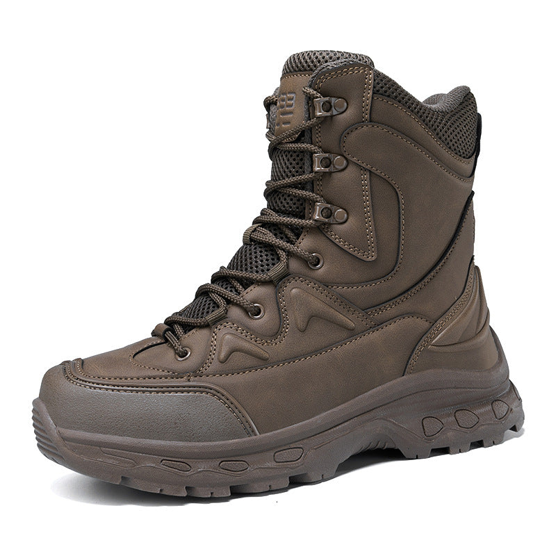Herren Tactical Stiefel mit hohem Knöchel und rutschfester Sohle R&B