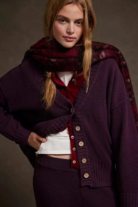 Damen lässige Oversize-Jacke mit funktionalen Taschen und zarten Knopfdetails R&B