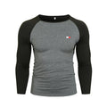 Herren Langarm-T-Shirt mit Raglanärmeln und hochwertiger Baumwolle