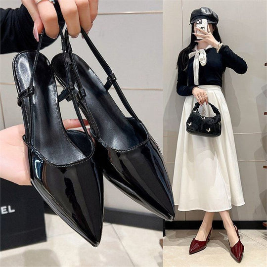 Damen Slingback-Pumps mit elegantem spitzen Design und verstellbaren Riemchen R&B