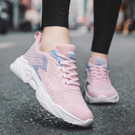 Damen Sportliche Sneaker mit atmungsaktivem Obermaterial und rutschfester Sohle R&B