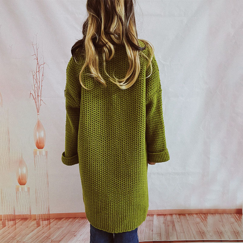 R&B | Einfarbige Strickjacke
