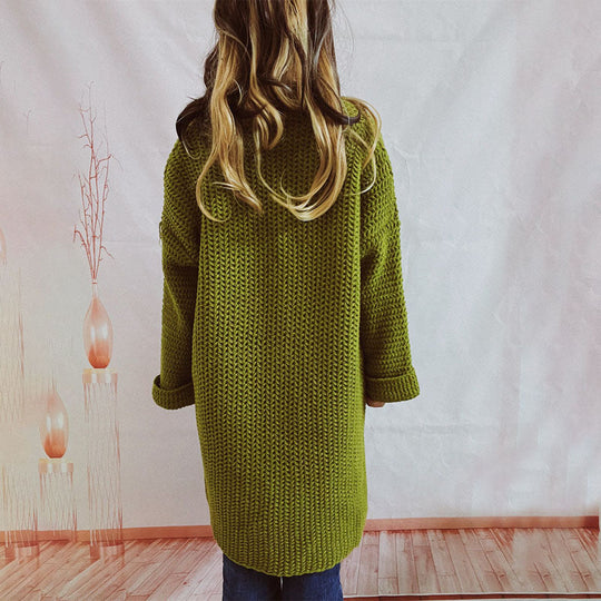 R&B | Einfarbige Strickjacke