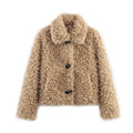 Damen kuschelige Teddyjacke R&B