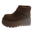 Damen Plattformstiefeletten mit hochgezogenem Schaft von R&B