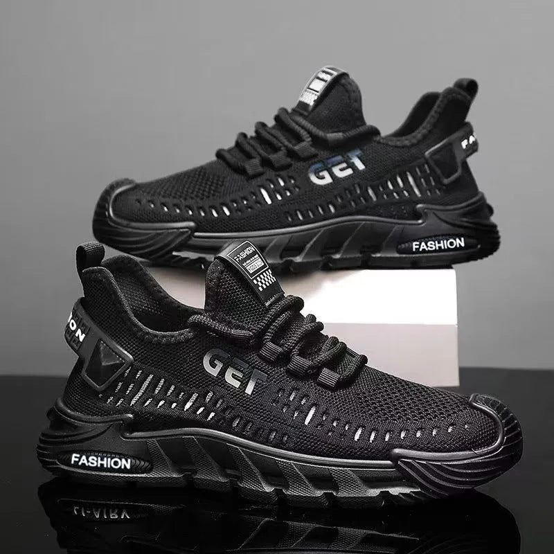 Damen Leichte Mesh-Sneaker mit dämpfender Laufsohle und modernem Design R&B