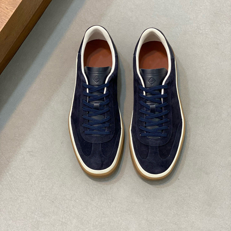 Damen Sneaker aus weichem Wildleder mit raffiniertem Schnürsystem R&B