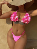 Damen Bikini mit floralen Details