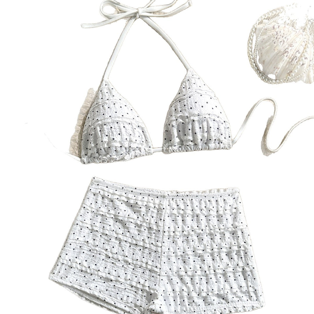 Damen Triangel-Bikini mit hohen Shorts R&B