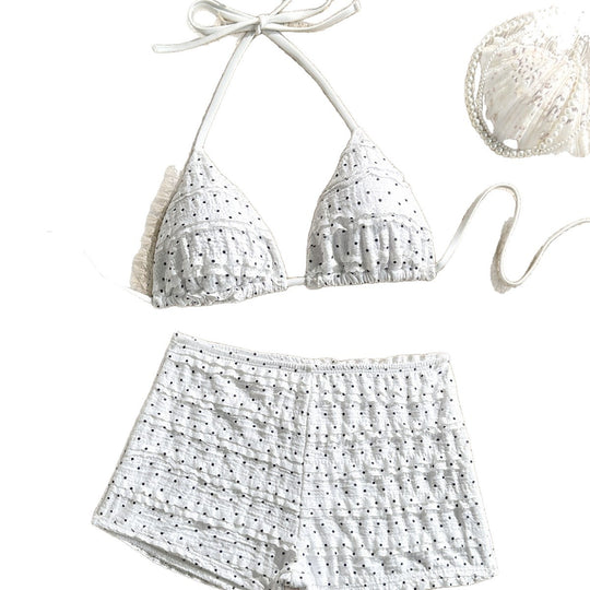 Damen Triangel-Bikini mit hohen Shorts R&B