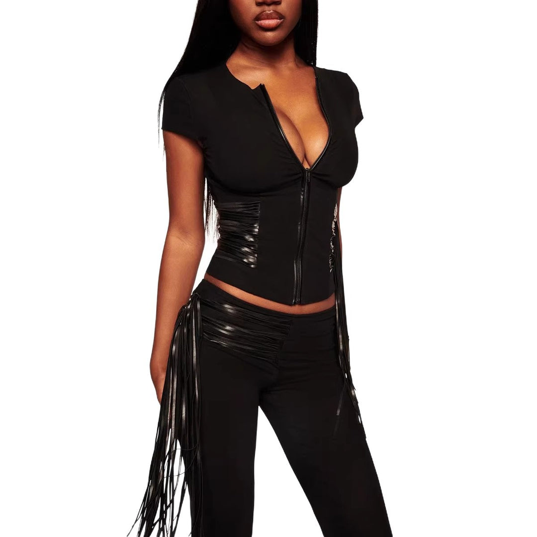Damen Modische Flared Pants mit innovativem Design R&B