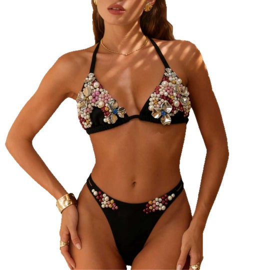 Damen Verführerischer Bikini mit Luxusdetails R&B