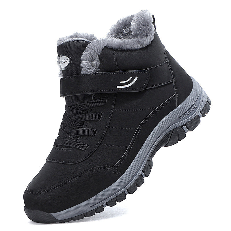 Damen warme Winterstiefel mit dämpfendem Innenfutter und rutschfester Sohle R&B