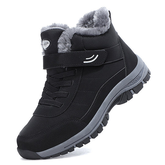 Damen warme Winterstiefel mit dämpfendem Innenfutter und rutschfester Sohle R&B