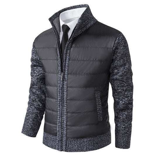 Herren sportive Kapuzenjacke mit strukturiertem Material und eleganten Details R&B