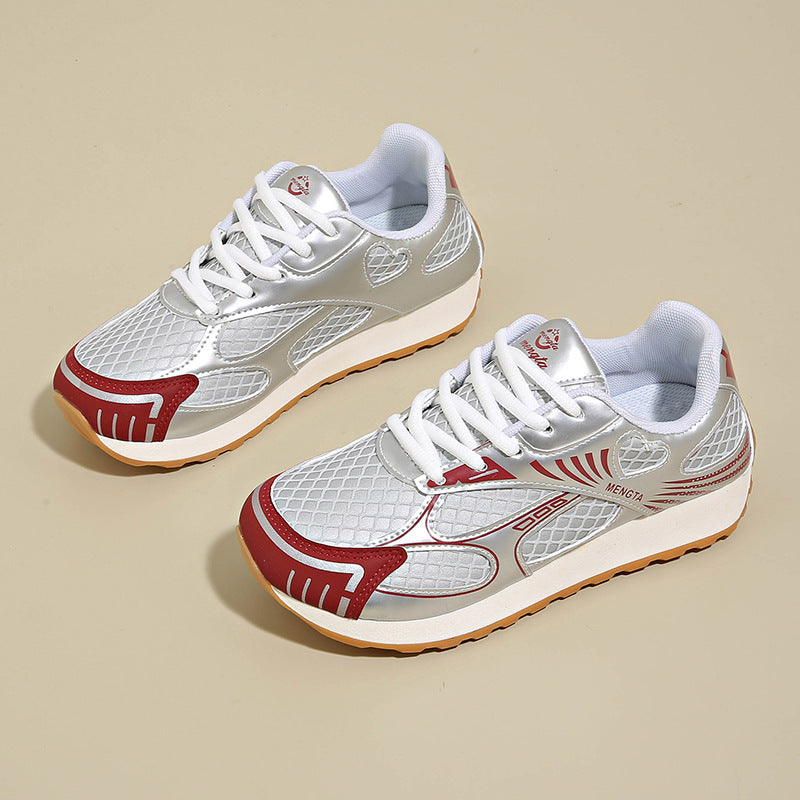 Damen Sportliche Sneakers mit atmungsaktivem Netzoberteil und flexibler Laufsohle R&B