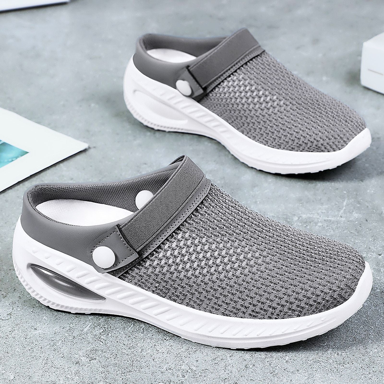 Damen Atmungsaktive Clogs mit flexiblem Design
