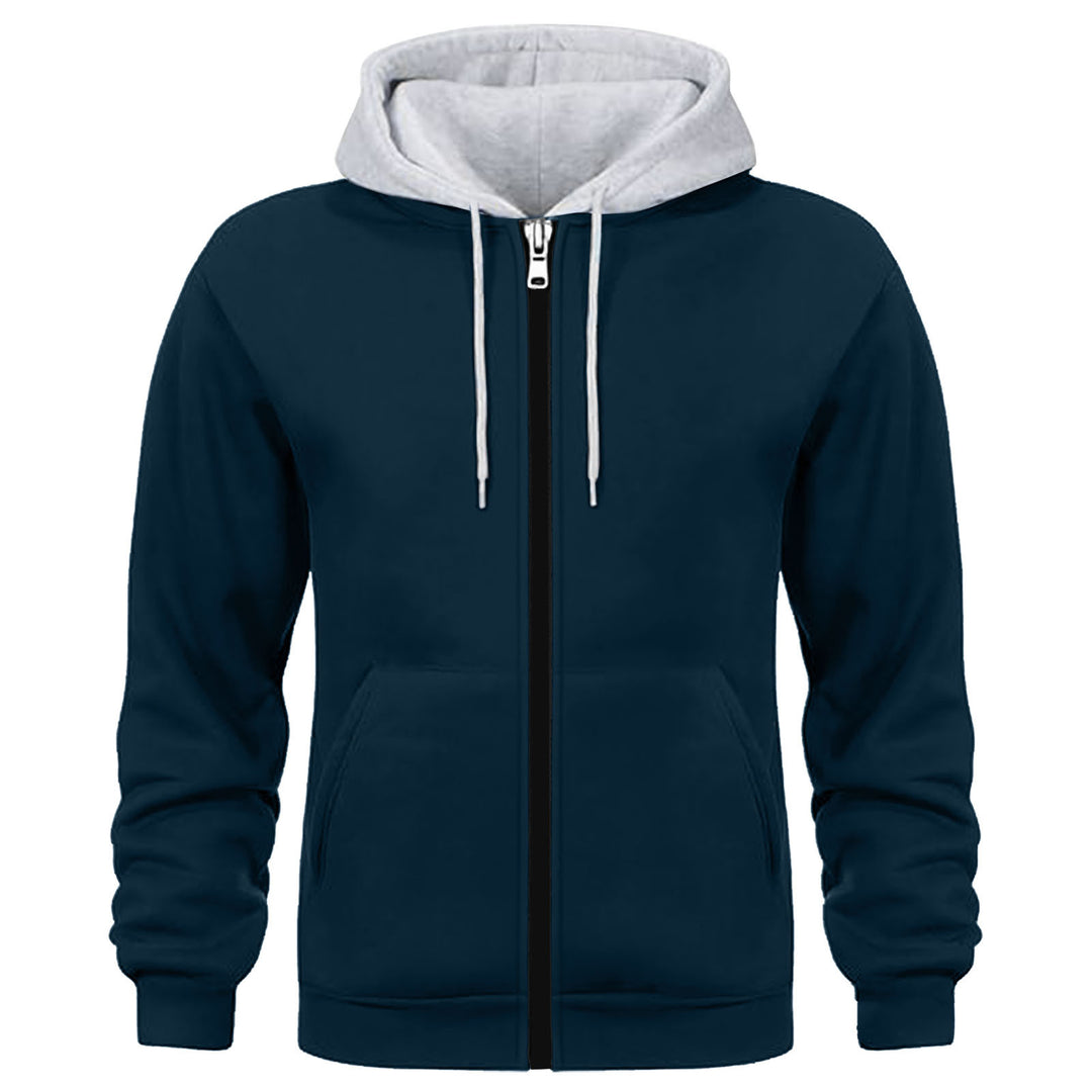 Herren Kapuzenjacke mit doppellagigem Material R&B