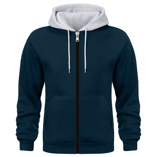 Herren Kapuzenjacke mit doppellagigem Material R&B