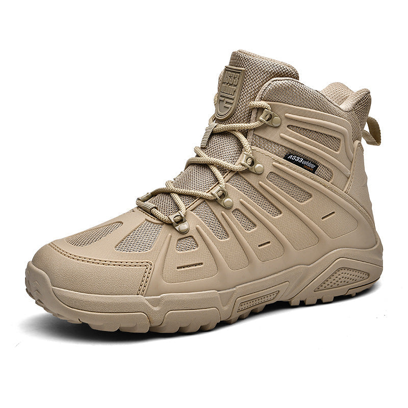 Herren taktische Schuhe mit hoher Knöchelsupport und rutschfester Sohle R&B