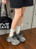 Damen Sportliche Lauf Sneakers mit atmungsaktiver Mesh-Oberfläche R&B