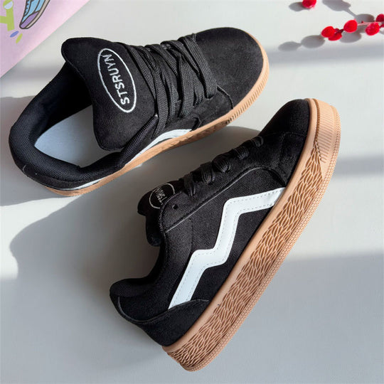 Damen modische Sneakers mit rutschfester Sohle und gepolsterter Innensohle R&B