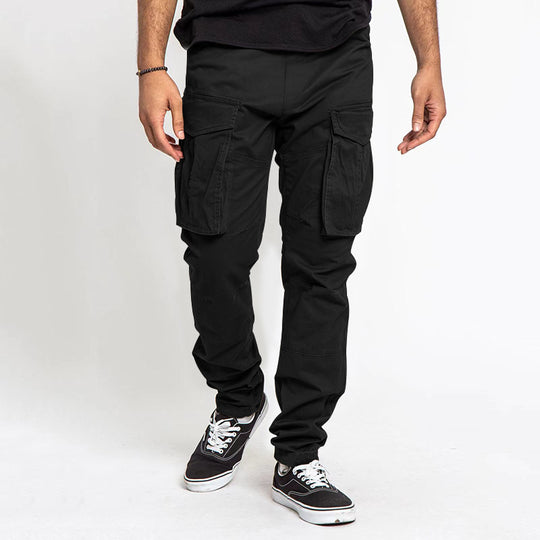 Herren modische Cargo-Hose mit multifunktionalen Taschen und elastischem Bund R&B