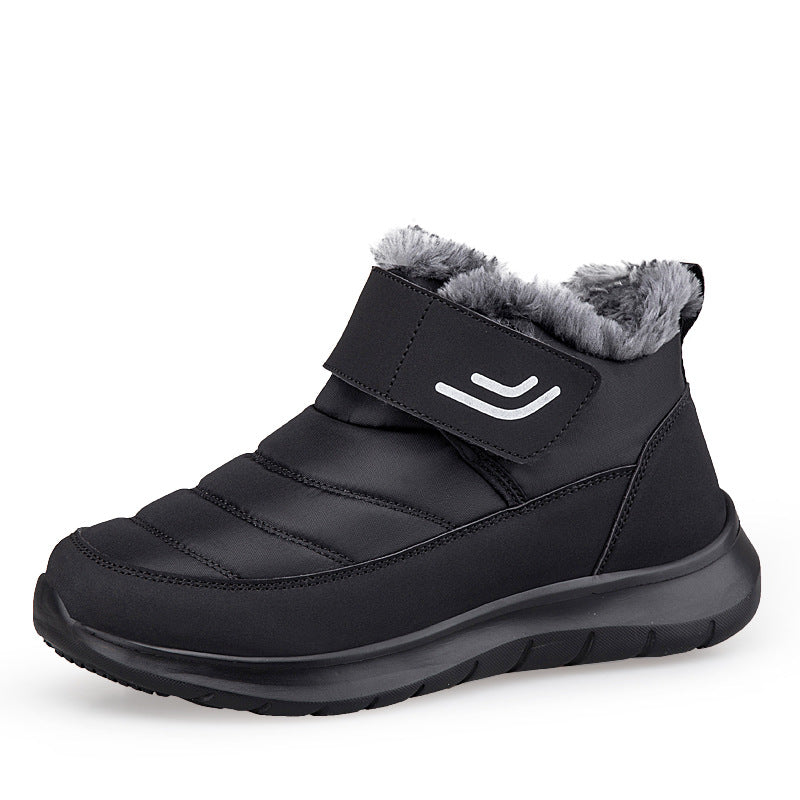 Damen isolierte Winterstiefel mit rutschfester Sohle und praktischem Klettverschluss R&B
