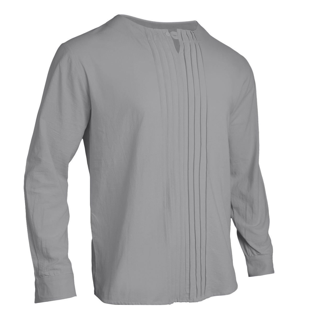 Herren Elegantes Langarmhemd mit strukturiertem Design R&B