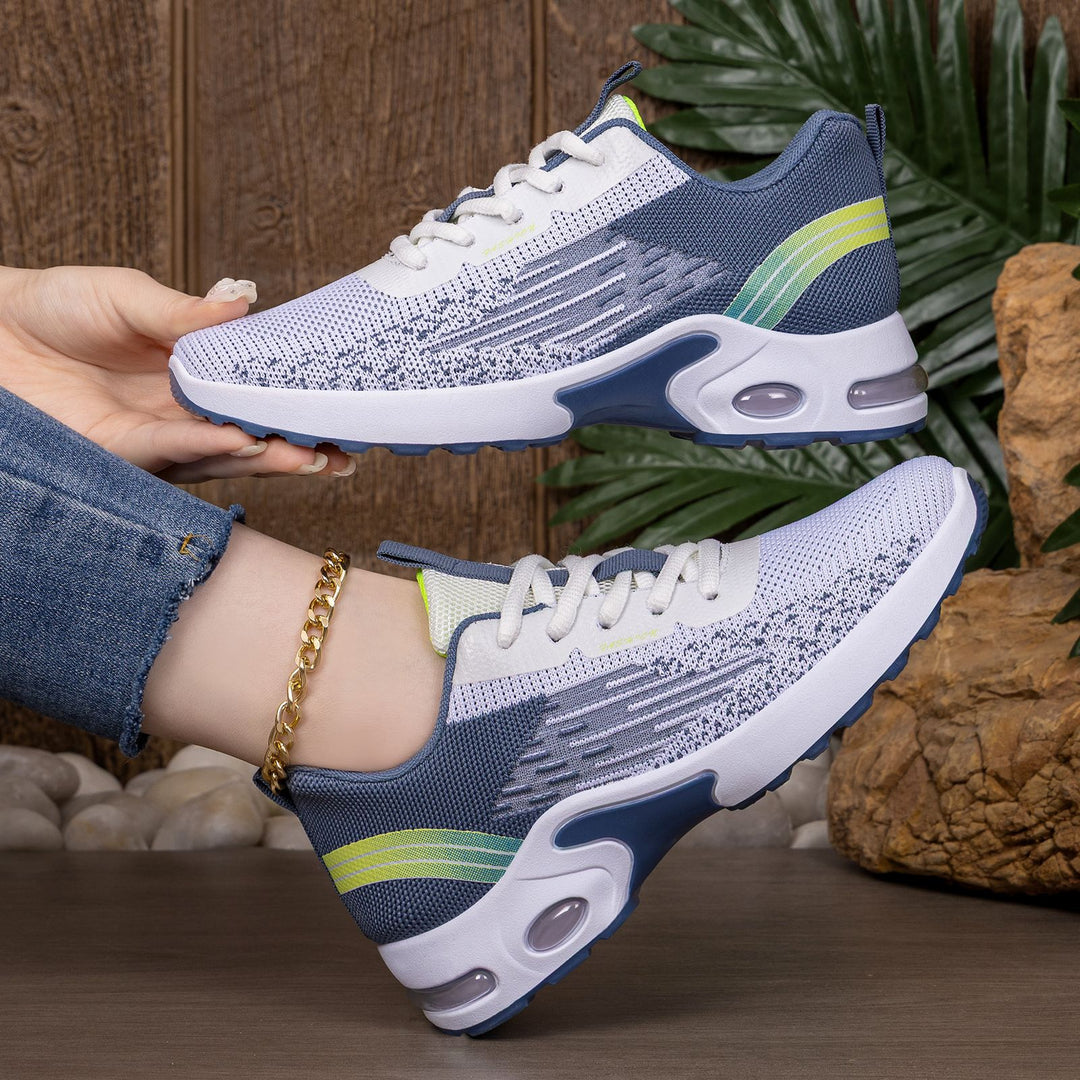 Damen Ultraleichte und atmungsaktive Laufsneaker mit stoßdämpfender Sohle R&B