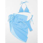 Damen Bikini-Set mit drapierter Wickelrock R&B