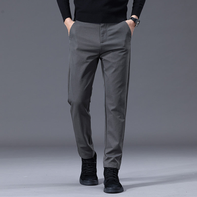 Herren entspannte Slim-Fit Hose mit praktischen Eingrifftaschen R&B