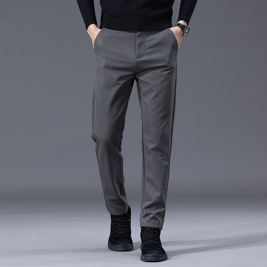 Herren entspannte Slim-Fit Hose mit praktischen Eingrifftaschen R&B
