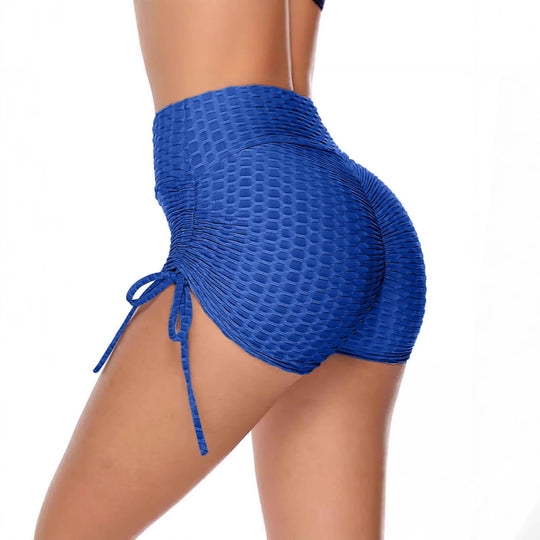 Damen Hochtaillierte Badeshorts mit Raffinierter Raffung R&B